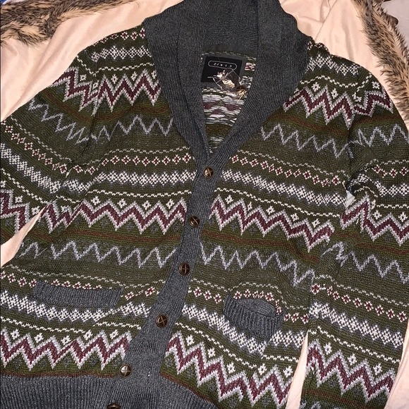 mens patterned cardigan sweaters